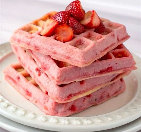 Strawberry Waffles